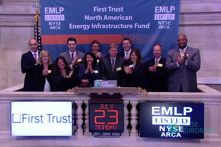 EMLP launch photo at the NYSE
